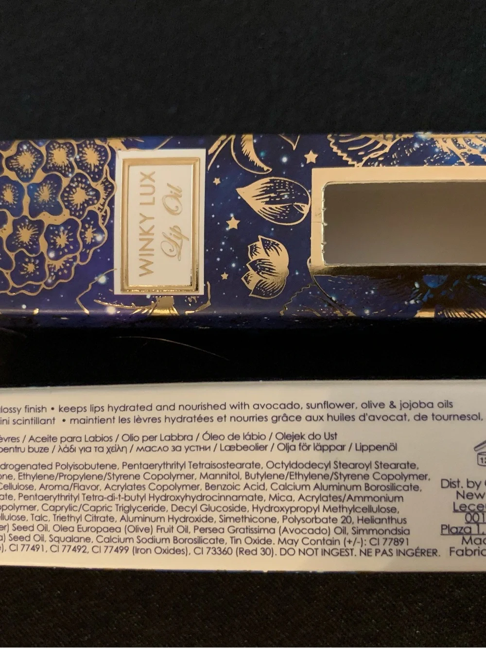 WINKY LUX Gold Accent Lip Gloss/Oil